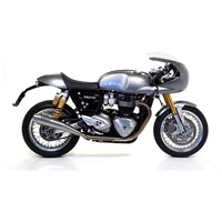 Arrow Exhaust - Triumph Speed 1200 2019 > 2021 Exhausts Nichrom Pro Racing Tail Pipe Steel Collectors Racing No Kat
