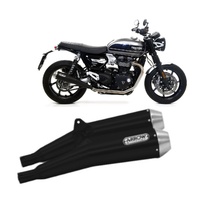 Arrow Exhaust - Triumph Thruxton 1200 2016 > 2020 Exhausts Pro Racing Black