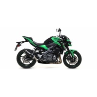 Arrow Exhaust - Kawasaki Z 900 A2 2019 > 2024 Approved Black Aluminum Exhaust Race-tech Carbon End Cap