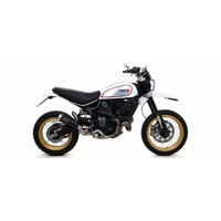 Arrow Exhaust - Ducati Scrambler 800 Desert Sled 2017 > 2020 Full Exhaust Pro Race Steel Black