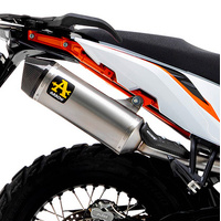 Arrow Exhaust - KTM 790 Adventure 2024 Approved Titanium Exhaust Race-tech Carbon End Cap