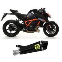 Arrow Exhaust - KTM 1290 Super Duke R 2020 > 2022 X-kone Dark Nichrom Exhaust Muffler Carbon End Cap
