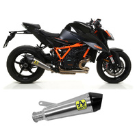 Arrow Exhaust - KTM 1290 Super Duke R 2020 > 2022 X-kone Dark Titanium Exhaust Muffler Carbon End Cap