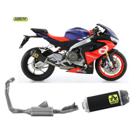 Arrow Exhaust - Aprilia Tuono 660 2021 > 2024 Full Exhaust Kat Indy Race Black Aluminum