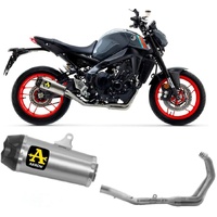 Arrow Exhaust - Yamaha Mt-09 2021 > 2023 Full Exhaust Works Titanium / Inox