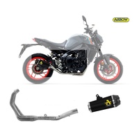 Arrow Exhaust - Yamaha Mt-09 2021 > 2023 Full Exhaust Works Black Nichrom
