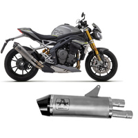 Arrow Exhaust - Triumph Speed Triple 1200 Rs 2021 > 2024 Exhaust Muffler Race-tech Aluminum Dark