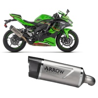 Arrow Exhaust - Kawasaki Zx-4r 2024 Exhaust Muffler Indy Race Evo Titanium