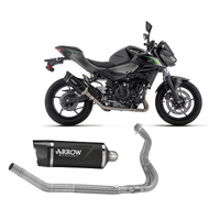 Arrow Exhaust - Kawasaki Z 500 2024 Full System Exhaust Indy Race Evo Aluminium Dark