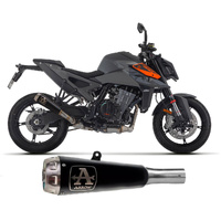 Arrow Exhaust - KTM Duke 990 2024 Pro-race Nichrom "dark" Exhaust Muffler With Steel End Cap 