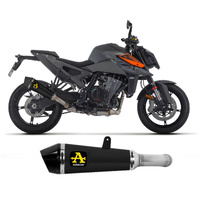 Arrow Exhaust - KTM Duke 990 2024 X-kone Dark Nichrom Exhaust Muffler Carbon End Cap