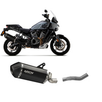 Arrow Exhaust - Harley Davidson Panamerica1250 2020 > 2023 Exhaust Muffler Sonora Titanium Dark+link Pipe