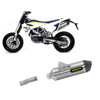 Arrow Exhaust - Husqvarna 701 Supermoto 2021 > 2024 Exhaust Muffler + Link Pipe Kat Race-tech Titanium