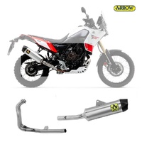 Arrow Exhaust - Yamaha Tenere 700 2021 > 2024 Full Exhaust Indyrace Carbon/inox Aluminium