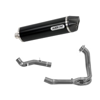 Arrow Exhaust - BMW F 850 Gs 2021 > 2024 Full Exhaust Maxi Race-tech Black Aluminum