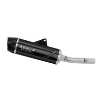 Arrow Exhaust - Yamaha Teneré 700 2021 > 2024 Exhaust Muffler Indy-race Evo Aluminium Dark Carbon End Cap