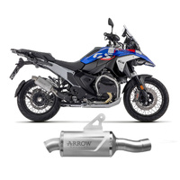 Arrow Exhaust - BMW R 1300 Gs 2024 Indy Race Evo Titanium Exhaust Muffler Steel End Cap