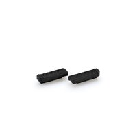Puig Spare Rubbers For Sport Footpegs (Black)