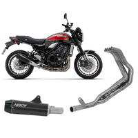 Arrow Exhaust - Kawasaki Z 900 Rs 2022 > 2024 Kit Exhaust Muffler Rebel+collectors Aluminum Dark