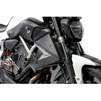 Puig Radiator Caps To Suit Yamaha MT-07/FZ-07 2014 - 2017 (Carbon Look)