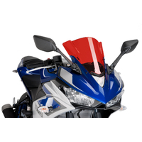 Puig Z-Racing Screen Yamaha YZF-R3 15'-18'(Red)