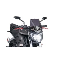 Puig New Generation Sport Screen To Suit Yamaha MT-125 2014 - 2019 (Dark Smoke)