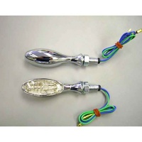 Pyramid LED Indicators - Pair | Chrome