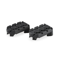 Puig Kit Rubbers For Footpegs Hi-Tech Enduro (Black)