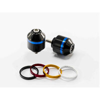 Puig Short Bar End Weights With Rim To Suit Various Yamaha Models (Black)