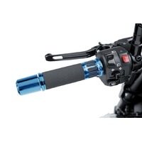 Puig Grips By Pair Puig Hi-Tech Racing Alu 123mm (Blue)