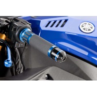 Puig Short Bar Ends With Rim To Suit Yamaha YZF-R1/ YZF-R1M / YZF-R6 (Black)