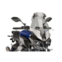 Puig Touring Plus Screen With Visor To Suit Yamaha MT-10/SP (2016 - 2021) - Smoke