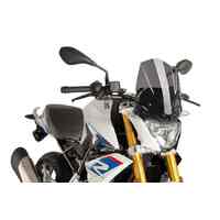 Puig New Generation Sport Screen To Suit BMW G310R 2016 - Onwards (Dark Smoke)