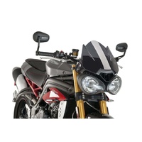 Puig New Generation Sport Screen To Suit Triumph Speed Triple/Street Triple Models (Dark Smoke)