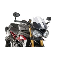 Puig New Generation Sport Screen To Suit Triumph Street/Speed Triple R/RS/S (Clear)