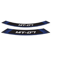 Puig Wheel Arch Strips To Suit Yamaha MT-07 Models (Blue)