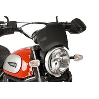 Puig Front Plate To Suit Ducati Scrambler Models (Carbon Look)