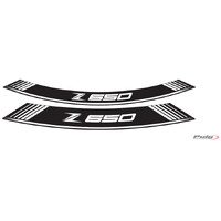 Puig Kit 8 Rim Strips Z650 C/White