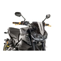 Puig New Generation Sport Screen To Suit Yamaha MT-09 (2017 - 2020) - Dark Smoke