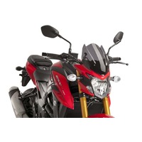 Puig New Generation Sport Screen To Suit Suzuki GSX-S750 (2017 - 2021) - Dark Smoke