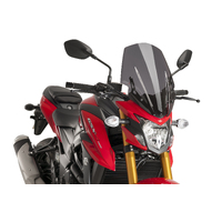Puig New Generation Touring Screen To Suit Suzuki GSX-S750 (2017 - 2021) - Dark Smoke