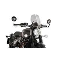 Puig New Generation Touring Screen To Suit Triumph Bonneville Bobber 2017 - Onwards (Smoke)