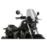 Honda Rebel CMX 300/500 2017 - 2018 Puig New Generation Screen (Light Smoke)