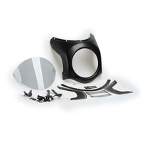 Puig Semifairing (Black) Diam.195mm Windshield (Smoke)