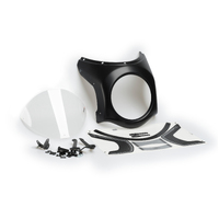 Puig Semifairing (Black) Diam.195mm Windshield (Clear)