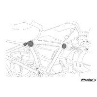 Puig Chassis Plugs Ducati Diavel/S 11'-15'