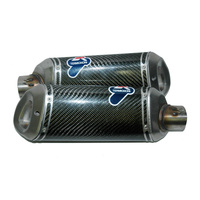 Termignoni DUCATI 848 - 1098 - 1198 PAIR CARBON SILENCERS RACING