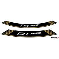 Puig Kit 8 Rim Strips Kymco Ak550 (Gold)