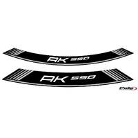 Puig Kit 8 Rim Strips Kymco Ak550 (Silver)