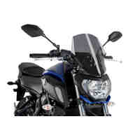 Puig New Generation Touring Screen To Suit Yamaha MT-07 (2018 - 2020) - Dark Smoke